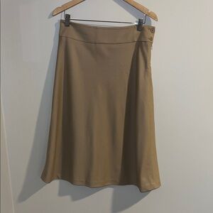 Talbots Elegant A-Line Brown Skirt